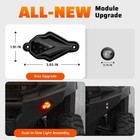 2-in-1 Utv Turn Signal Kit With 110d Horn  Pre-wired  Plug   Play   Sxs Utv    