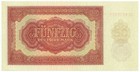 50 Deutsche Mark Deutsche Notebank Democratic Republic Germany 1955 Fds