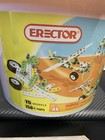 Meccano 150  Piece Erector Set  0252 15 Models Construction Set W  Storage Tub