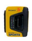 Vintage Sony Sports Fm am Radio Cassette Walkman Wm-af59 W  Mdr-w15 Headphones