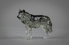 Cm Grey Clearware Standing Wolf Resin   Dan Van   s Customs   Trinket Scale 1 40