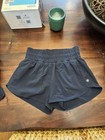 Athleta Girls Medium  8-10  Run Free 2 5  Short Attached Brief Lining Navy Blue