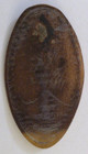 Pressed Penny  013 - Disneyland Winnie The Pooh Hugging Piglet