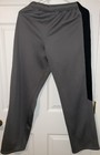 Under Armour Cold Gear Youth Xl Fleece Lined Loose Fit Pants In Gray And Black