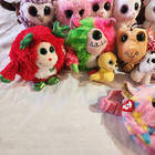 Lot Of 58 Beanie Boos  Beanie Babies  Beanie Bellies  Monstaz  Squish-a-boos    