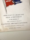 1944 Army-navy Wwii E Production Award Program Linden New Jersey General Motors