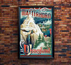 Matterhorn - Attraction - Disneyland - Vintage Disney Poster