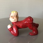 Lefton Little Red Devil Pixie Boy Halloween Christmas Valentines Vintage