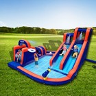 Hapcap Inflatable Water Slide obstacle Course Bounce House With Blower 13  X 13 