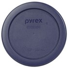 Pyrex 7202-pc Dark Blue Plastic Replacement Storage Lid Cover  2-pack 