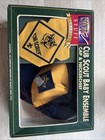 Vintage 1996 Cub Scout Baby Ensemble Cap   Neckerchief Set  New