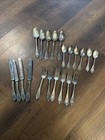 1847 Rogers Bros Xs Triple Silverplate Flatware Set 21 Pc Forks Spoons Knives