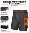 Exxact Sports Men s Baseball Compression Sliding Shorts With Soft Athletic Cup