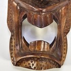 Hand Carved Wall Devil Mask Tribal African Filipino Bukanawa Dragon Rosas Vtg