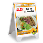Instahibit A Frame Double Side Pvc Sign Board Shop Cafe Market Menu Fold Stand