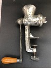 Vintage Keystone  10 Clamp-on Hand Crank Meat Grinder W  1 Die