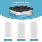 6 Pack Jumbo Square Disposable Bag Refill Diaper Genie Compact  Select  Classic