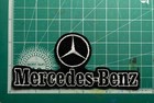Embroidered Iron-on Patch Of Mercedes-benz 5 5 w X 2 5 h