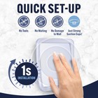 Small Travel Shower Mirror - Fogless Shower Shaving Mirror With Triple Suction C