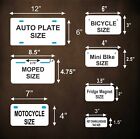 Turks And Caicos Taxi License Plate Personalized Custom Car Bike Motorcycle 