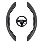 15  Anti-slip Steering Wheel Cover Carbon Fiber For Lexus Is Lc Lc Rx Sc Gs Rc
