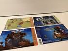 4 Rare Three Heads Brewing Beer Labels Foil metallic Unused -tiger Blood   More