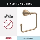 New 4pc Bathroom Set Champagne Bronze Towel Rack   Accessories Set