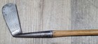 Antique Vintage Primitive Moose Elk Deer Hickory Wood Shaft Golf Club Putter