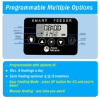 Programmable Automatic Fish Feeder For Aquarium  Auto Fish Food Dispenser Wit   