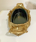 Vintage 17  Brass Italian Or French Style Rococo Jardiniere Planter W  Insert