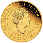 2021 Australia Mini Roo  2 0 5 Gram  9999 Pure Gold Proof Coin In Card Kangaroo