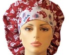 Scrub Hats-republican-women s Bouffant Surgical Scrub Hat scrub Cap Handmade