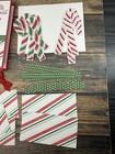 Stampin Up Card Kit Merry Christmas Candy Cane Sweetest Christmas Dsp - 6 Cards