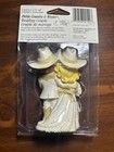 Vtg Wilton Petite Country   Western Wedding Couple  214-1120 Cake Topper Cowboy