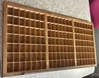 Antique  Shadow Box Letterpress Type Tray 147 Parts Hamilton New Departure