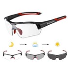 New Rockbros Cycling Photochromic Full Frame Glasses Sport Sunglasses Myopia 