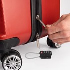 Tsa Approved 3 Combination Lock Cable Luggage Lock Black