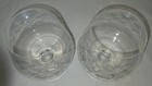Easterling Lady Victoria Brandy Cognac Crystal Glass Set Of 2 Vintage Bar Ware 
