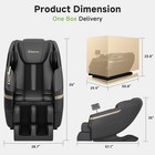 Real Relax 2025 Full Body Massage Chair  Zero Gravity Shiatsu Massage Chair R   