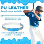 1 Pack Ice Cream Drip Baseball softball Belt  Adult youth Adjustable Pu Leath   