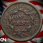 1855 Braided Hair Large Cent Z3699