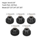 48pitch Steel Pinion Gear Set 22t 23t 24t 25t 26t For 3 175 Mm Shaft Rc Parts