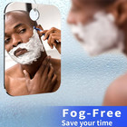 Shatterproof Shower Mirror Fogless For Shaving 2 Pack larger 10 7x8 Inch  43  Th