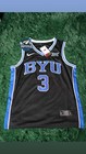Stitched Aj Dybansta Byu Basketball Jersey  3     same Day Shipping    