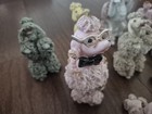 Large Lot Vintage Cute Pink Spaghetti Poodle Porcelain Figurine Andxpuppies