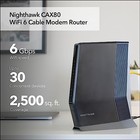 Netgear Nighthawk Cable Modem And Wifi 6 Router Combo Cax80 - Black
