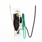 Hubbell Brown 20a Tr Decorator Receptacle 5-20 W  6 5  Solid Leads Bulk Dr20trp1