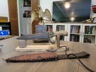 Civil War Parts Bowie Knife   Sheath Custom Made Philip Adams