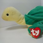1996 Ty Pillow Pals Snap Turtle Green Yellow Plush Beanie Babies Toy 13  Euc