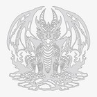 Dragon  5 - Reusable Airbrush Stencil Template